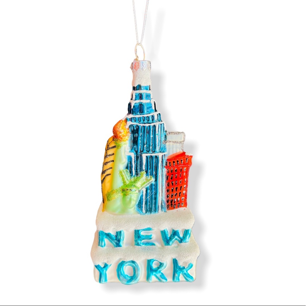 New York City Glass Ornament